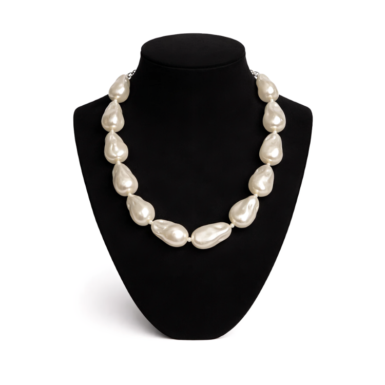Shell Pearl Mala (Off-White Color)