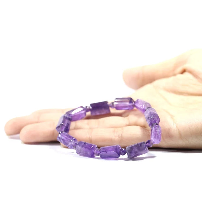 Amethyst Rectangular Bracelet