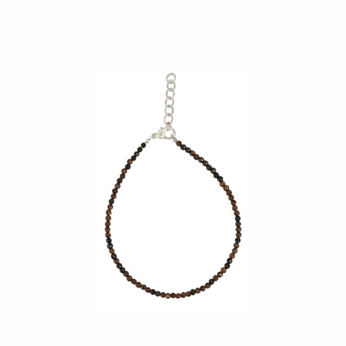 Tiger’s Eye Anklet