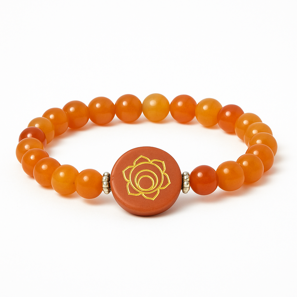Natural Certified Carnelian Chakra Bracelet