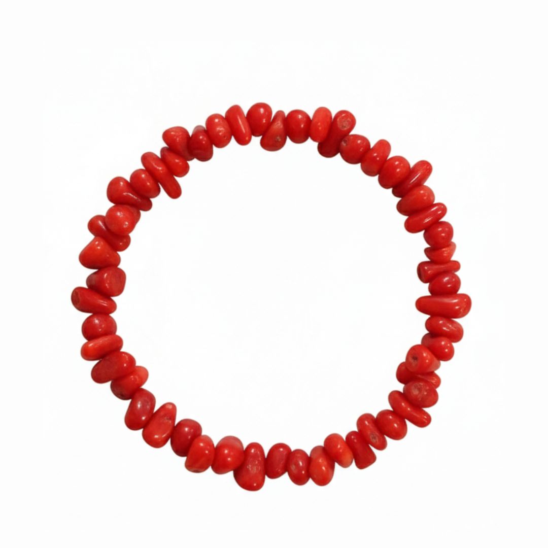 Coral Chip Bracelet