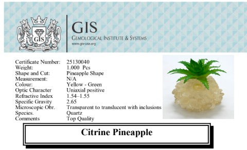 Citrine Pineapple