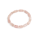 Rose quartz Rectangular Bracelet