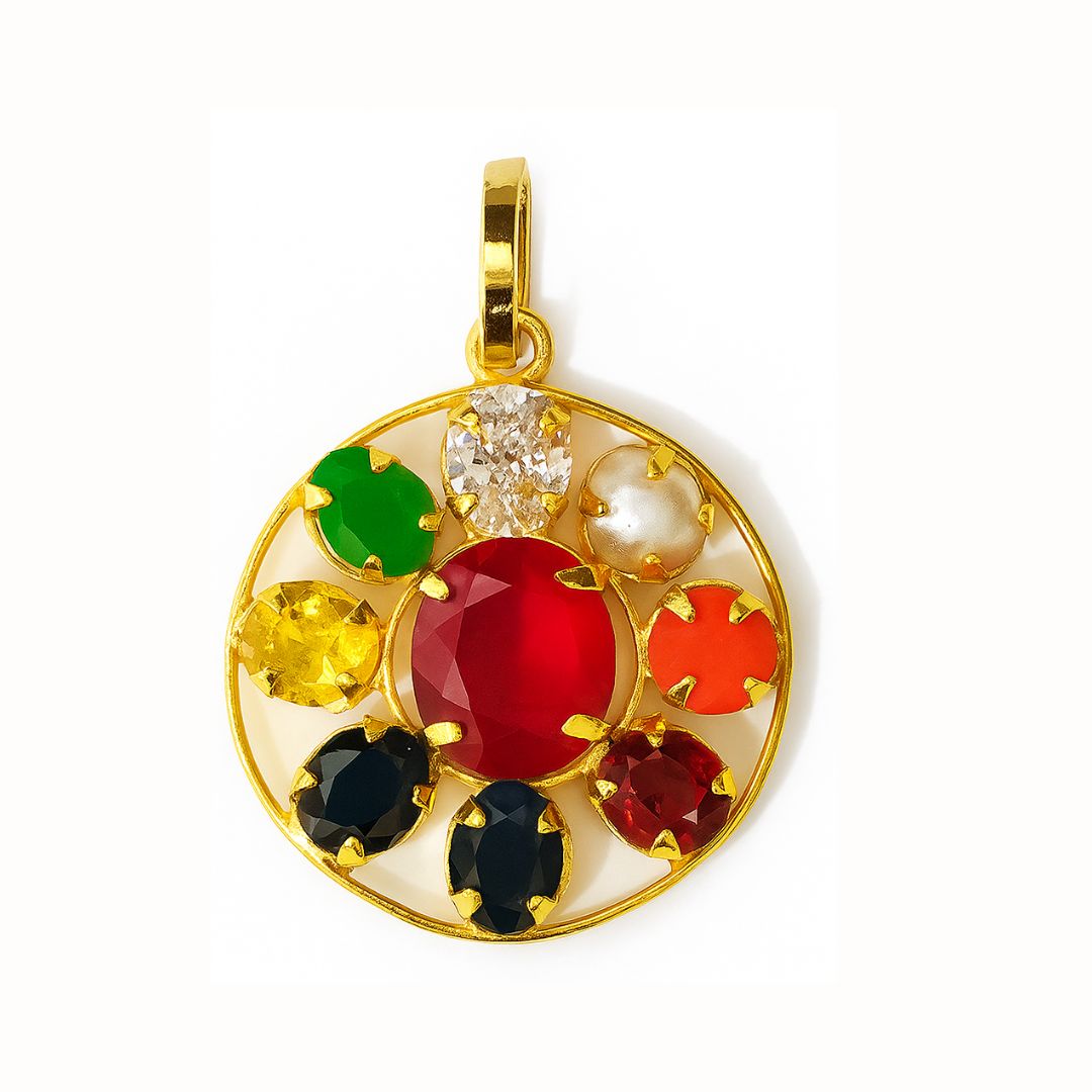 Navratan Pendant