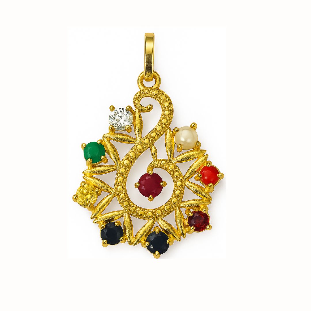 Navratan Pendant