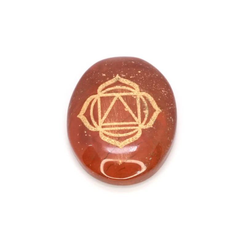 Red Jasper Zibu Coin