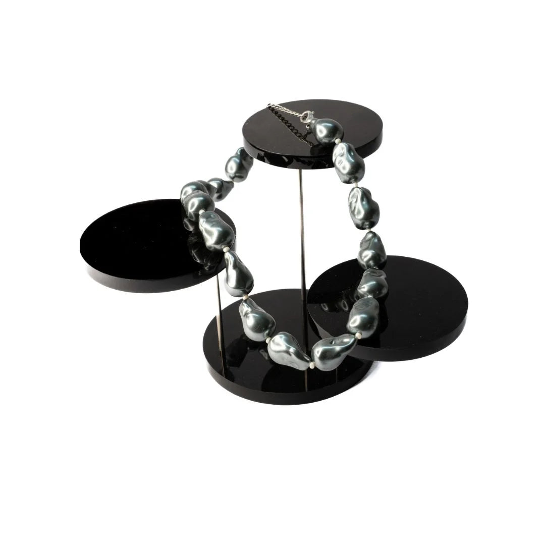 Gray Shell Pearl Mala