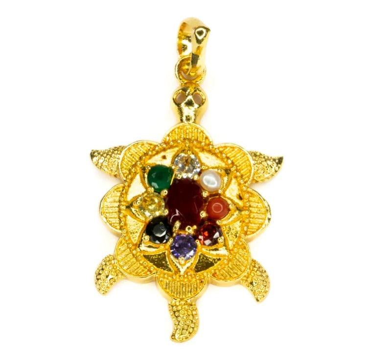 Navratan Kachua Pendant
