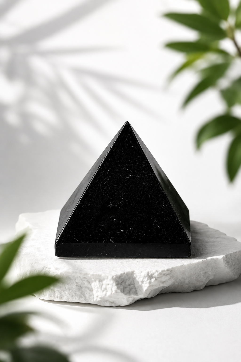 Black Tourmaline Pyramid
