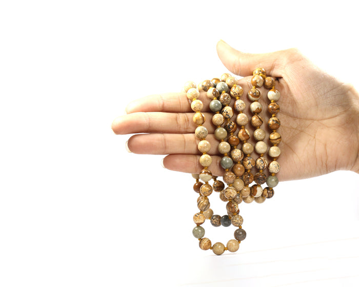 Picture Jasper Japa Mala
