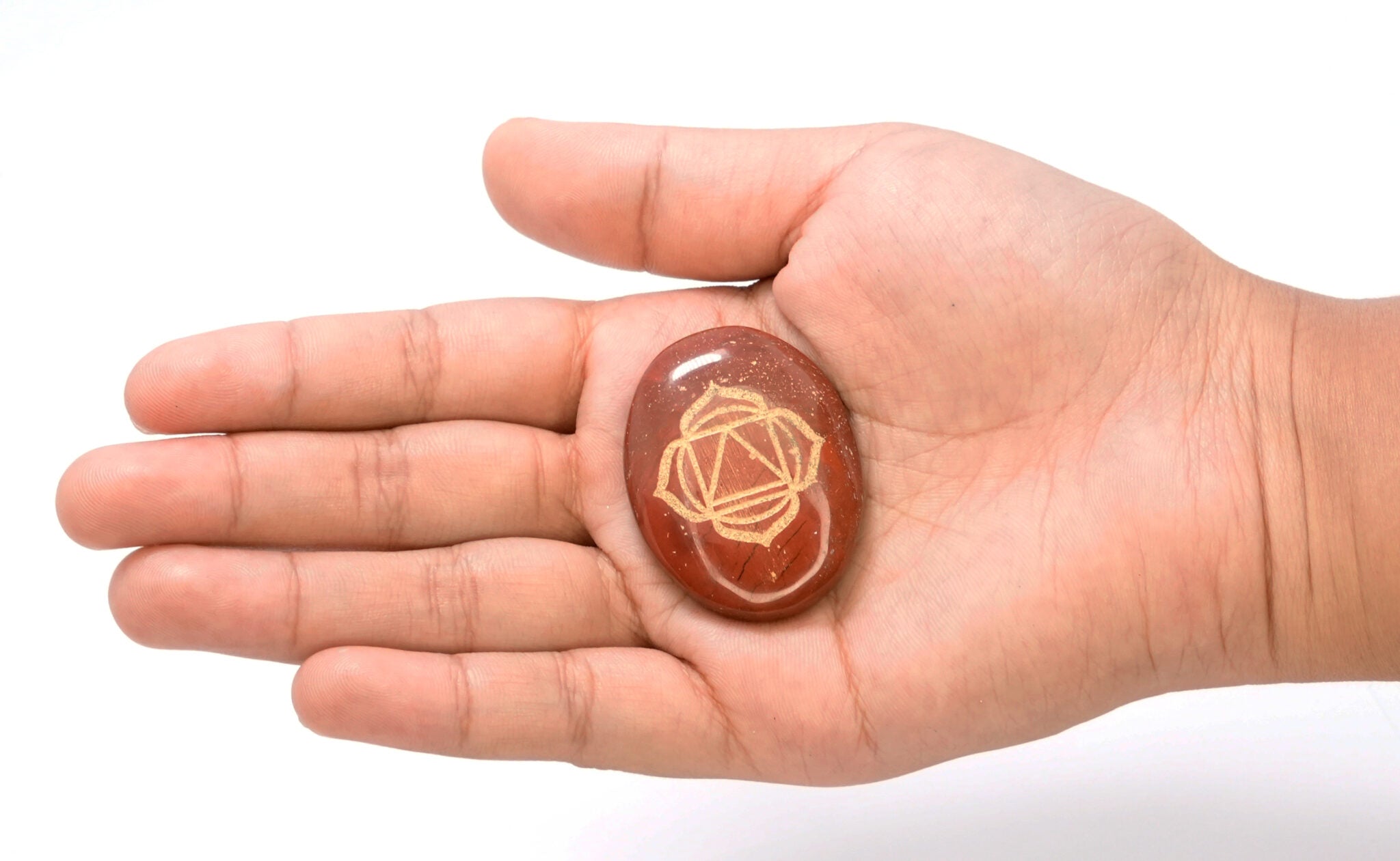 Red Jasper Zibu Coin