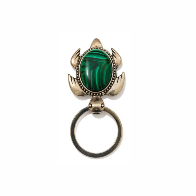 Malachite Kachua Keyring