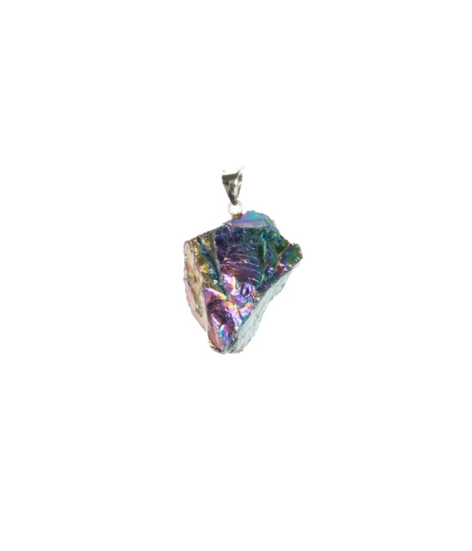 Natural Multi Aura Obsidian Pendant