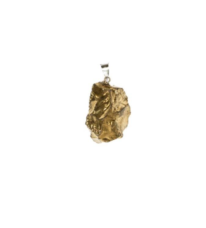 Natural Golden Pyrite Pendant