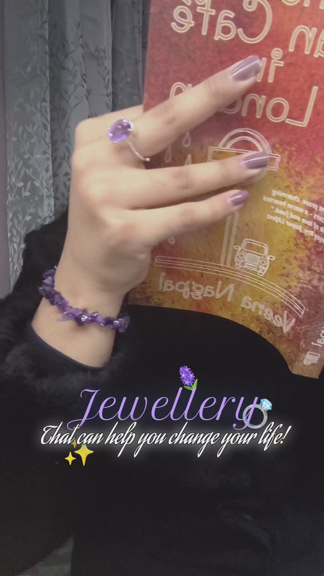 Amethyst Faceted Ring