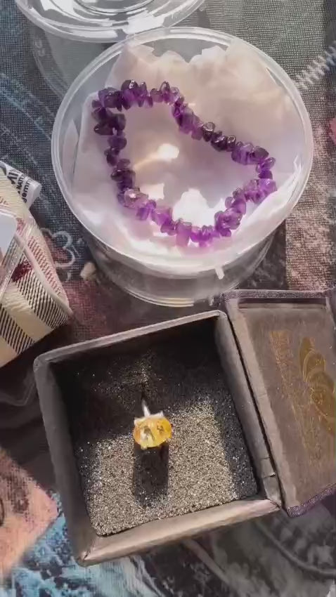 Citrine Faceted Ring