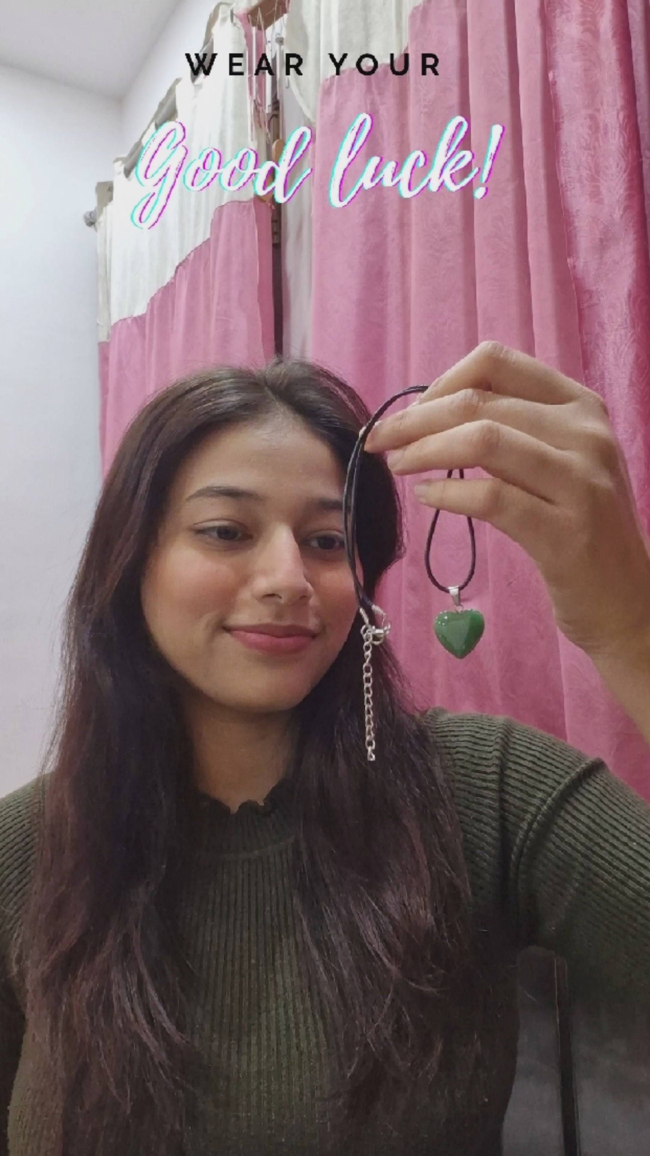 Green Aventurine Heart Pendant