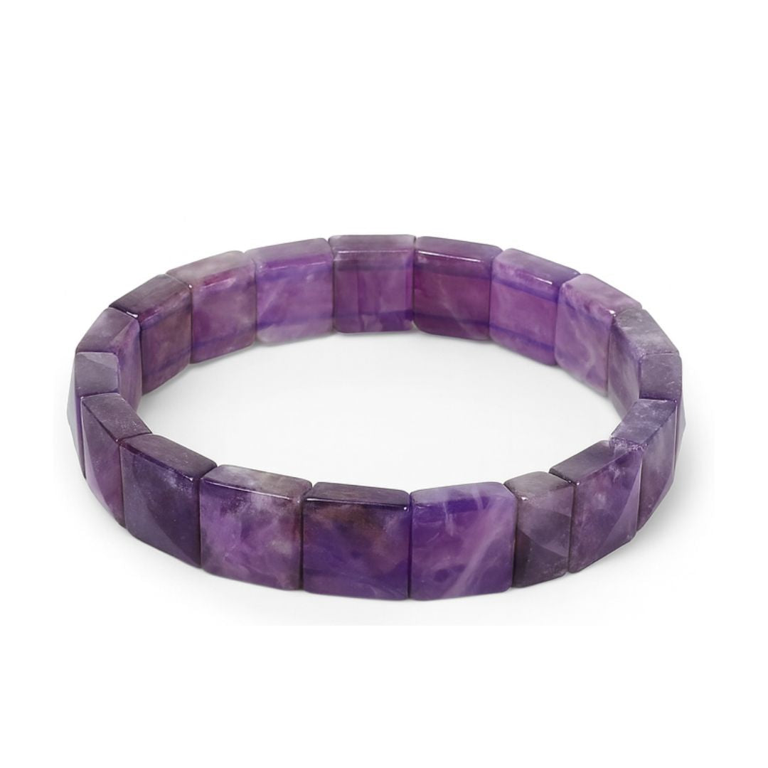 Amethyst pyramid Bracelet