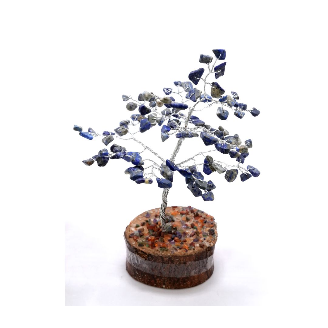Sodalite Silver Wire Tree