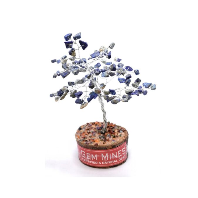Sodalite Silver Wire Tree