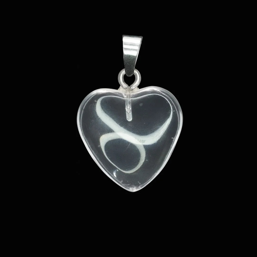 Sphatik Heart Pendant