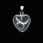 Sphatik Heart Pendant