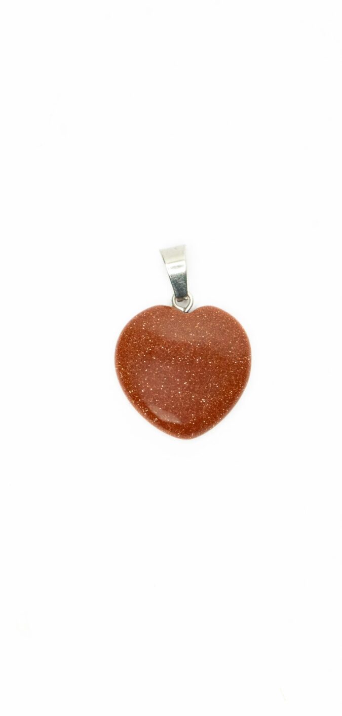 Sunstone Heart Pendant