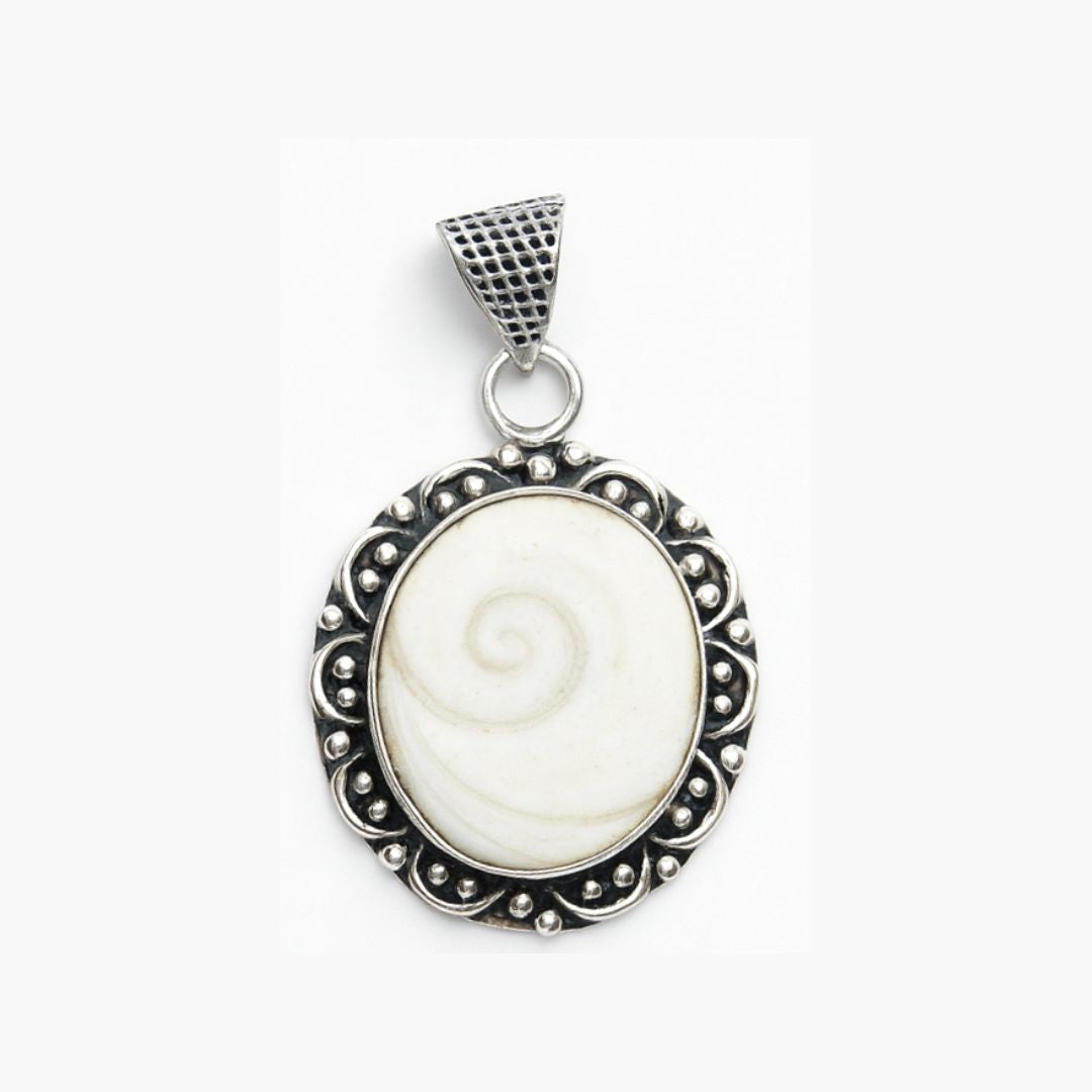 Gomti Chakra pendant
