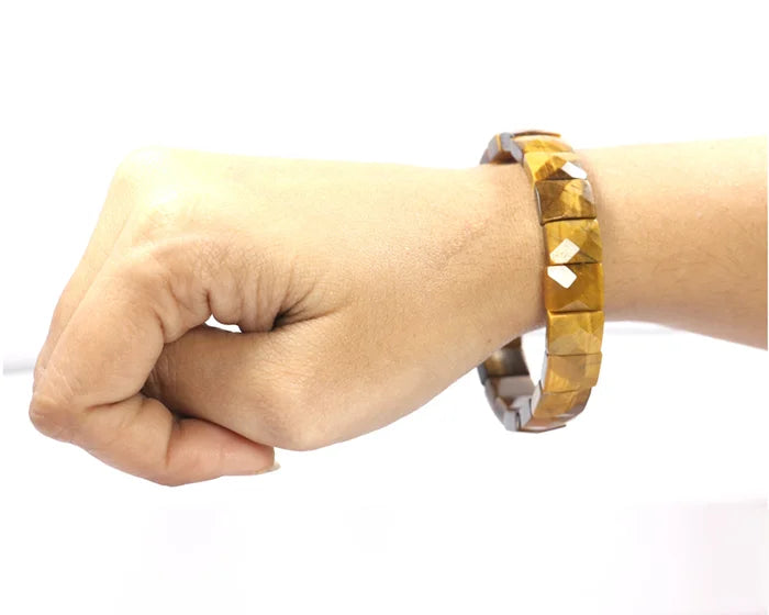 Tiger's Eye Square Bracelet