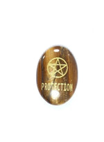 Tiger's Eye Zibu Coin (Protection)